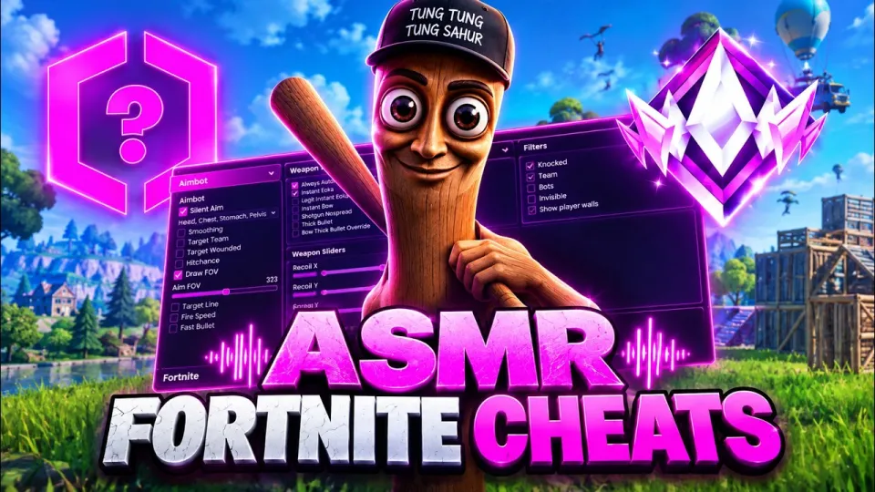 Fortnite Cheats ASMR - Your 5'1 Boyfriend Larps Tung Tung With A Fortnite Cheat